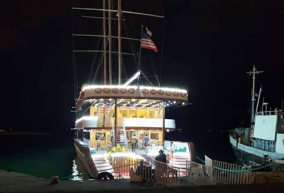 Stern View at Night