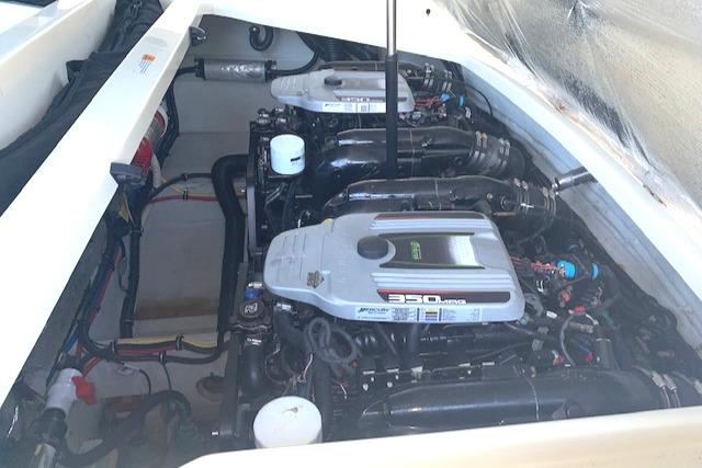 Twin Mercruiser 350 Mag engines (165 hours)