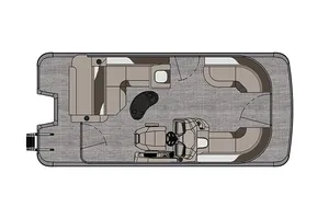 2024 Tahoe Pontoon LTZ Cruise Rear Bench