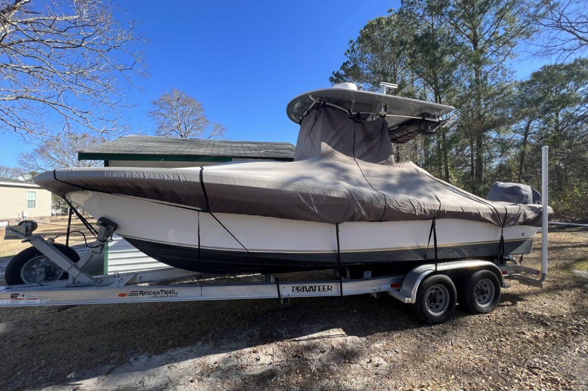 Full Boat Cover and Trailer