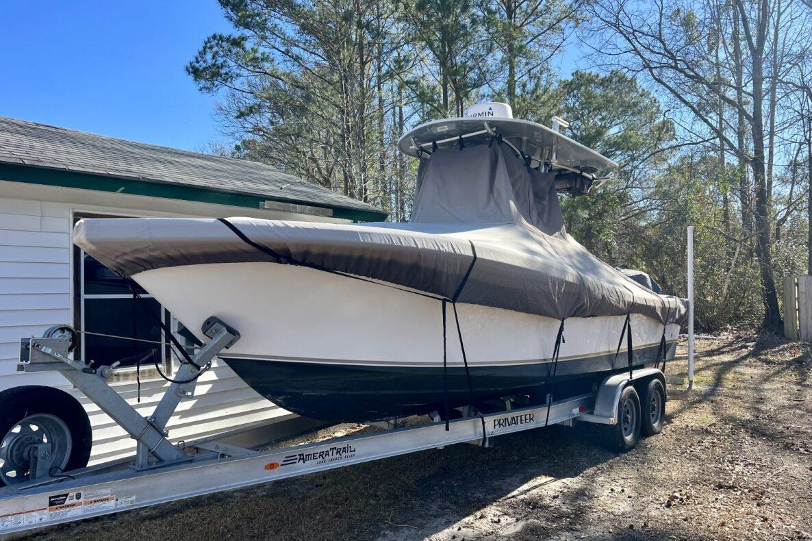 Trailer and Full Boat Cover