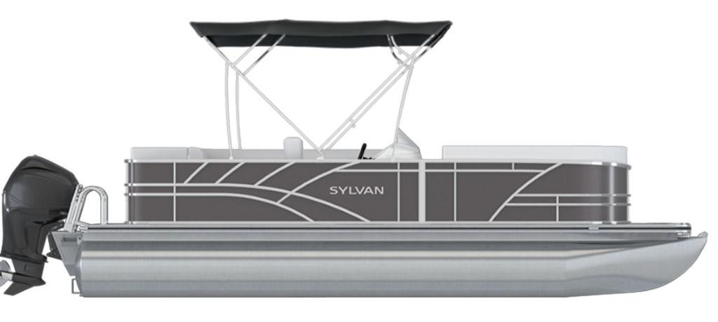 2024 Sylvan 820 PARTY FISH 90HP VMAX BUNK TRAILER