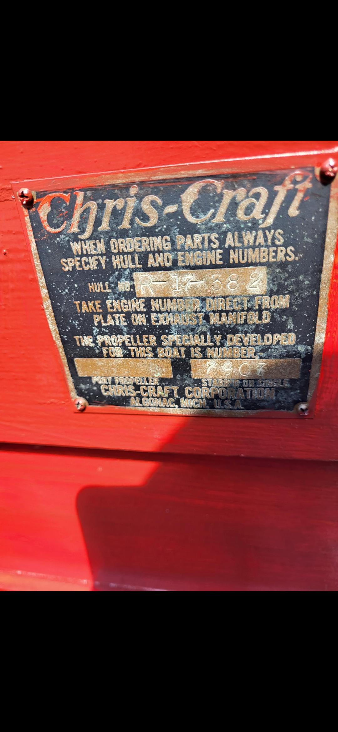 1948 Chris-Craft 17' Runabout