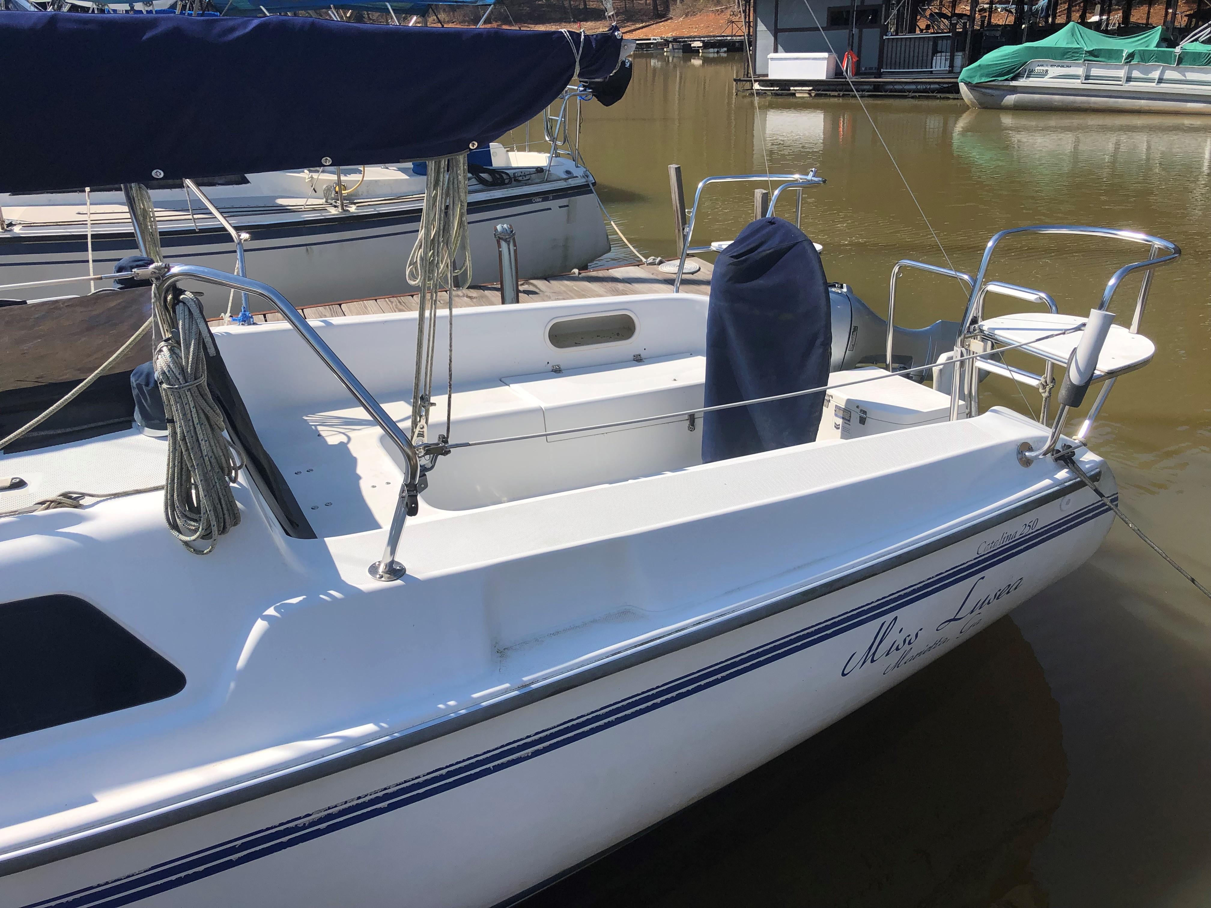 Used 2003 Catalina 250 Water Ballast Sailboat with 2021 Honda 9.9 and ...