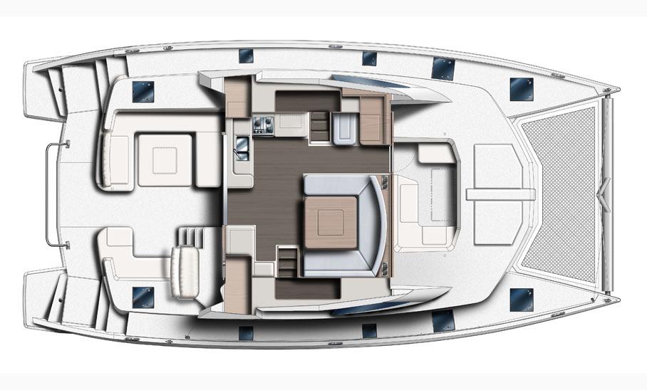 Manufacturer Provided Image: Leopard 48 Upper Accommodation Layout Plan