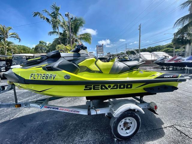 2019 Sea-Doo Waverunner RXT�-X� 300 IBR & Sound System Neon Yellow and L