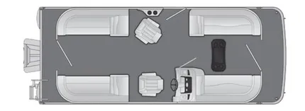 2024 Bennington 22 SVSR - Quad Bench - Tritoon