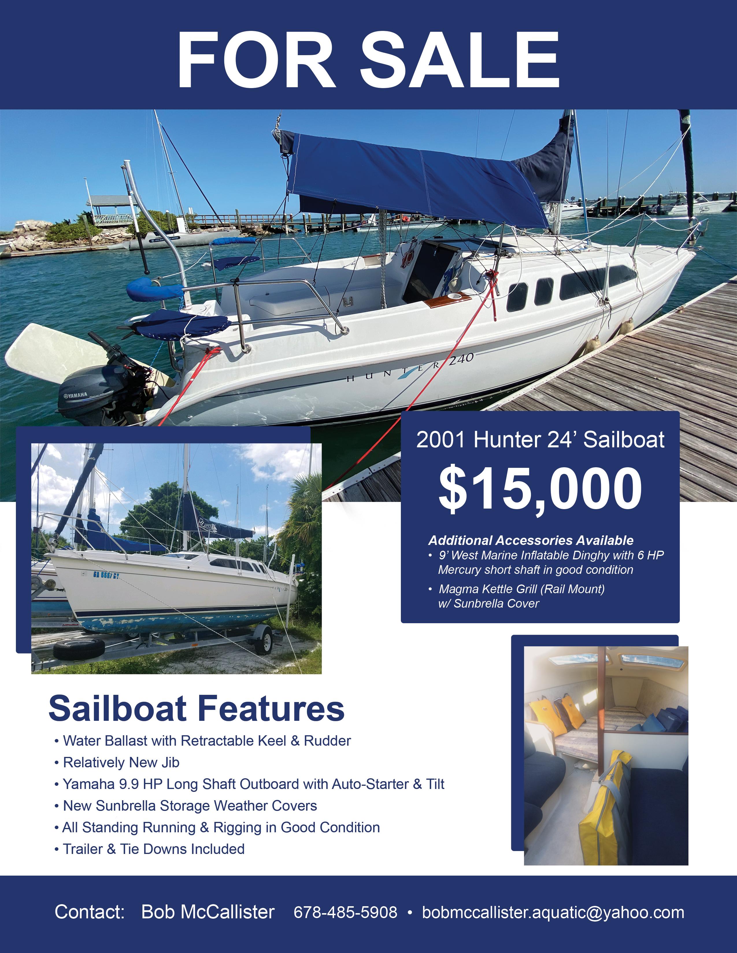 2001 hunter 240 sailboat review