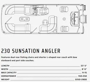 2024 Premier 230 SunSation Angler