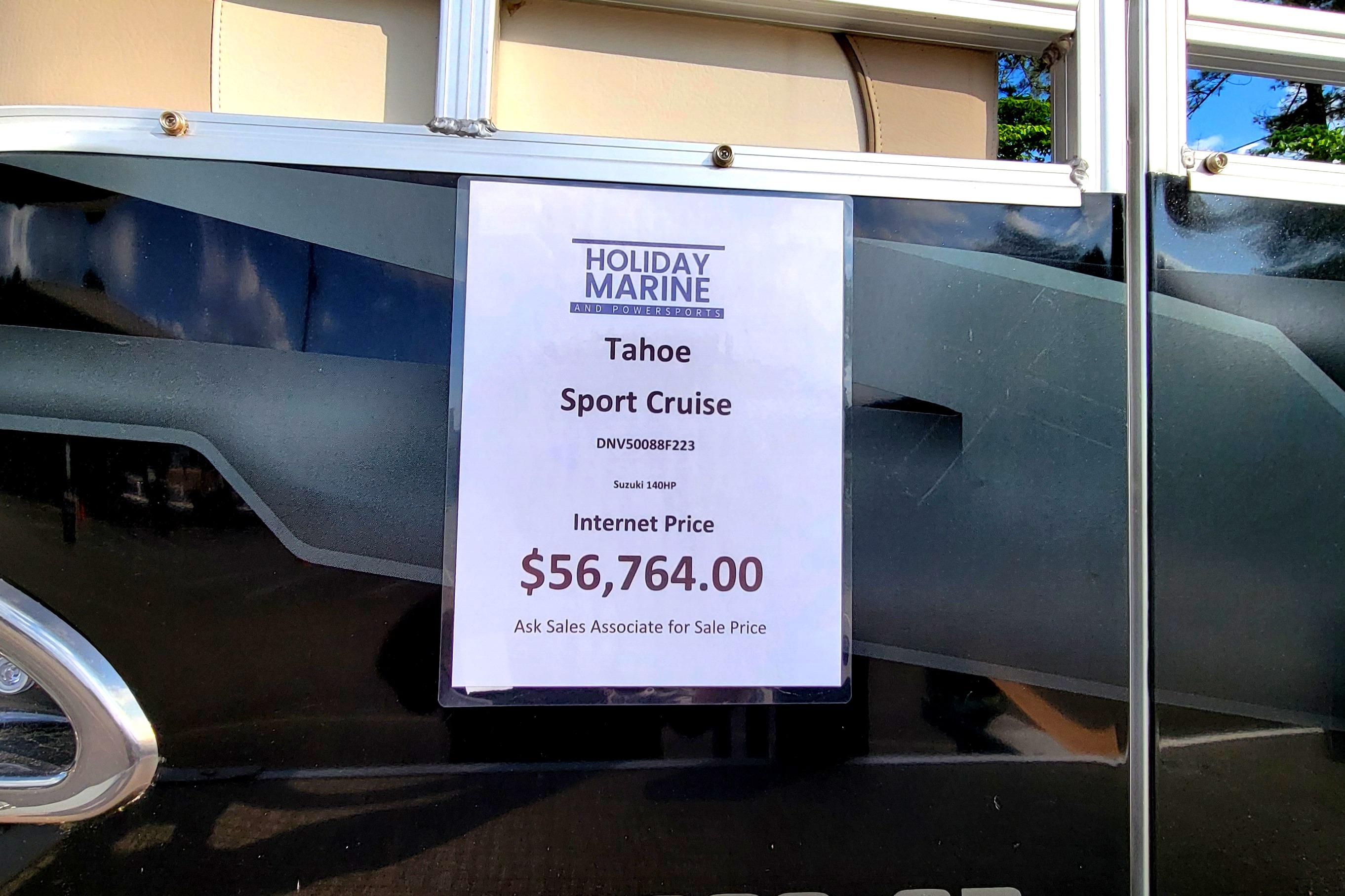 2023 Tahoe Pontoon Sport Cruise Platinum