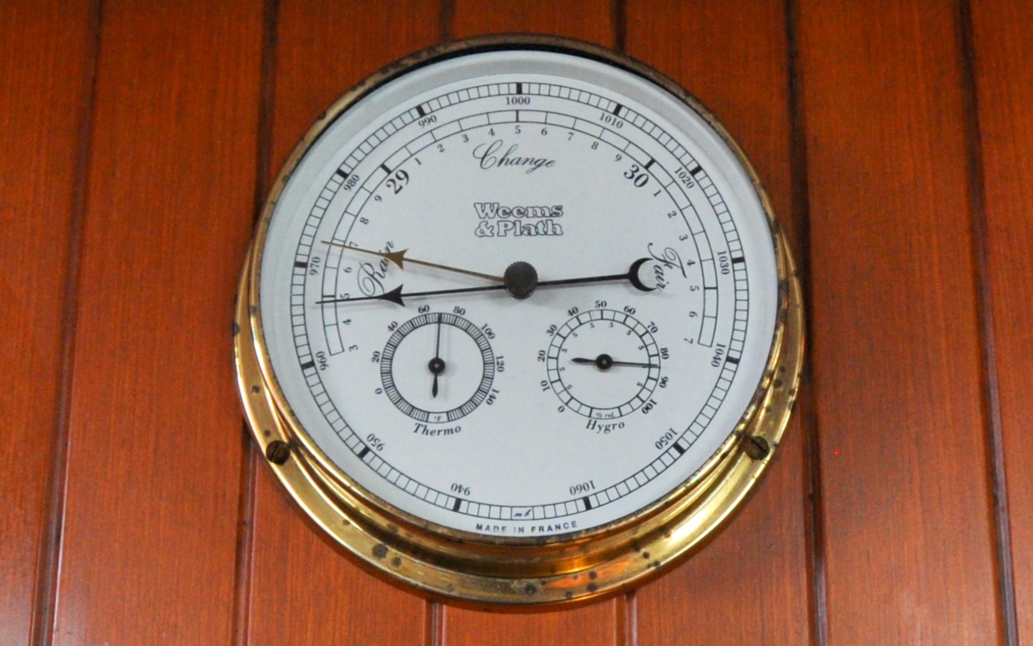 Mason 43 - Moxie - Ships Barometer