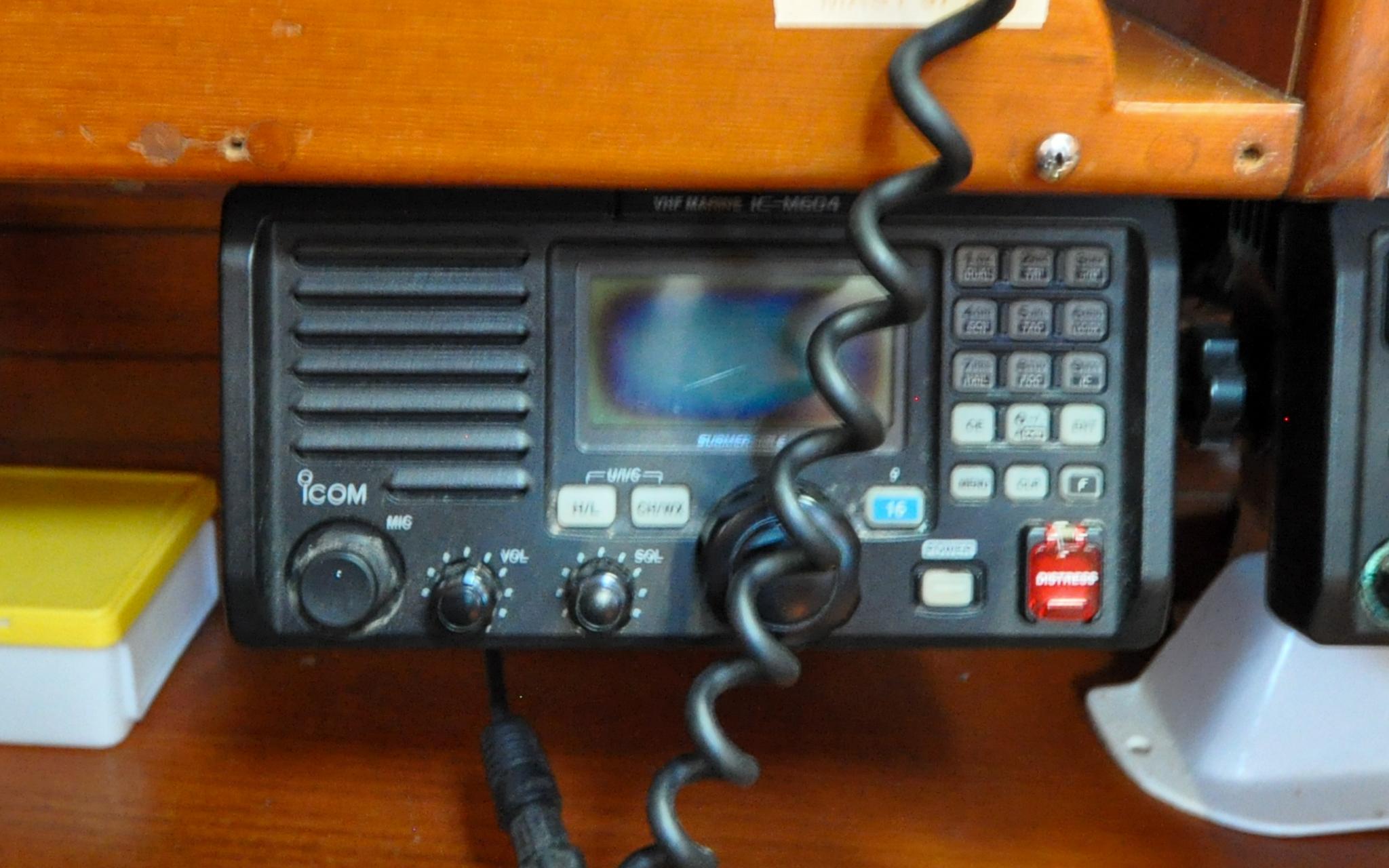 Mason 43 - Moxie - Navigation Station - Marine VHF