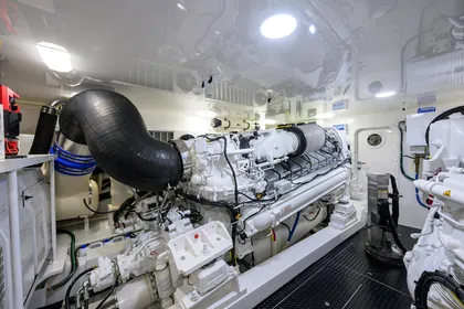 Viking 72 Bacchus - Engine Room