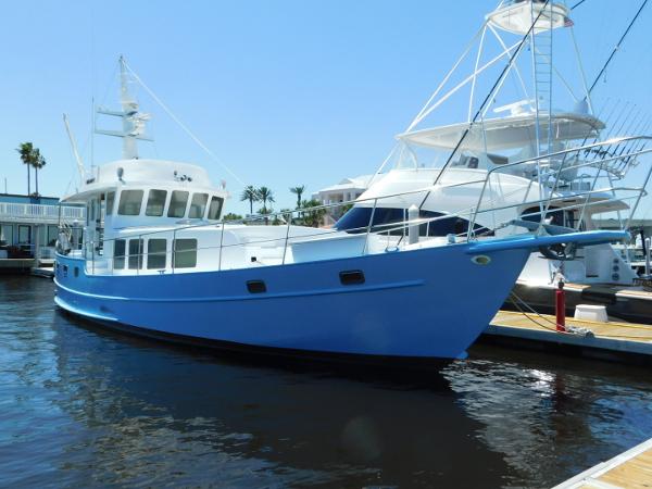 Custom Steel Hull Trawler Boat For Sale Waa2