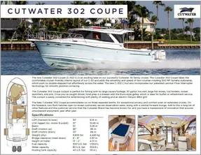 2019 Cutwater C-302 Coupe