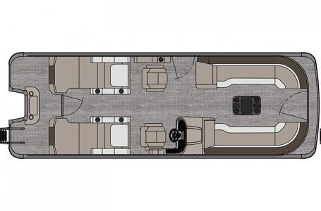 2023 Avalon Catalina Platinum Rear Lounger 25 w/ 250HP Mercury Verado!