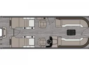 2023 Avalon Catalina Platinum Rear Lounger 25 w/ 250HP Mercury Verado!