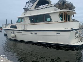1984 Hatteras 53 Extended deck house