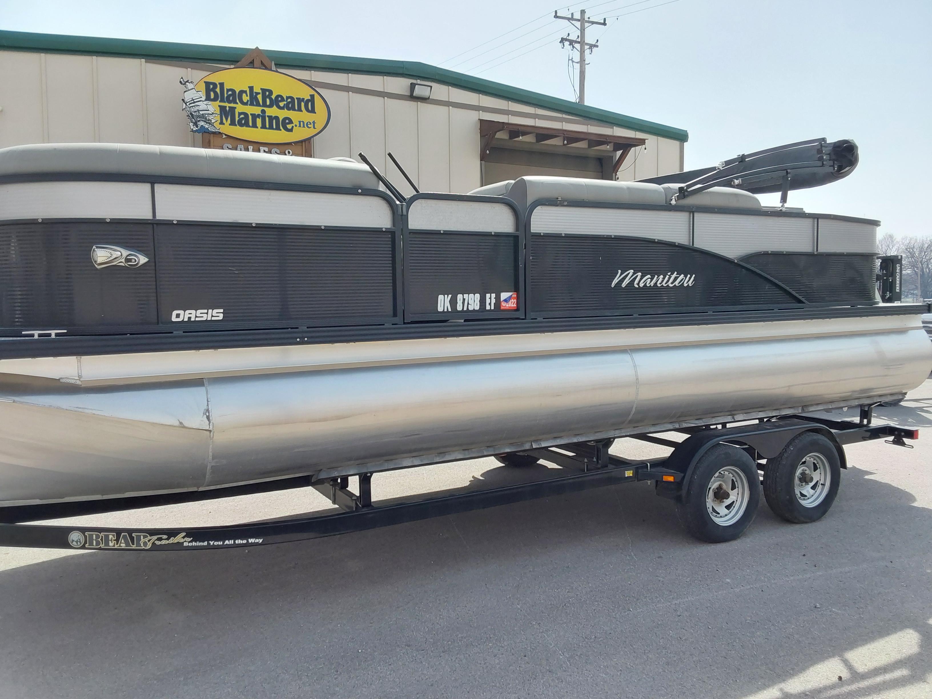 Used 2019 Manitou OASIS ANGLER 22 FF, 74044 Mannford - Boat Trader