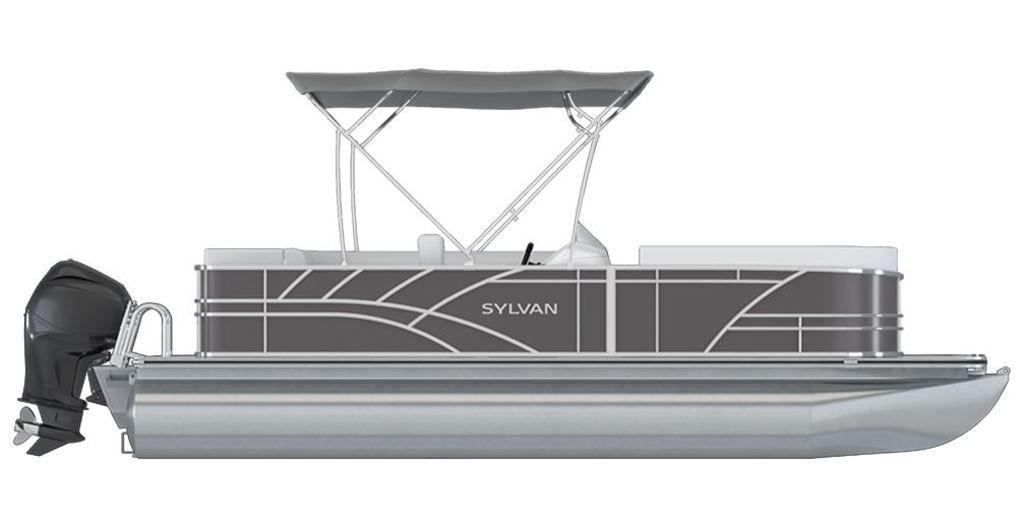 2024 Sylvan 820 LZ 90HP VMAX BUNK TRAILER