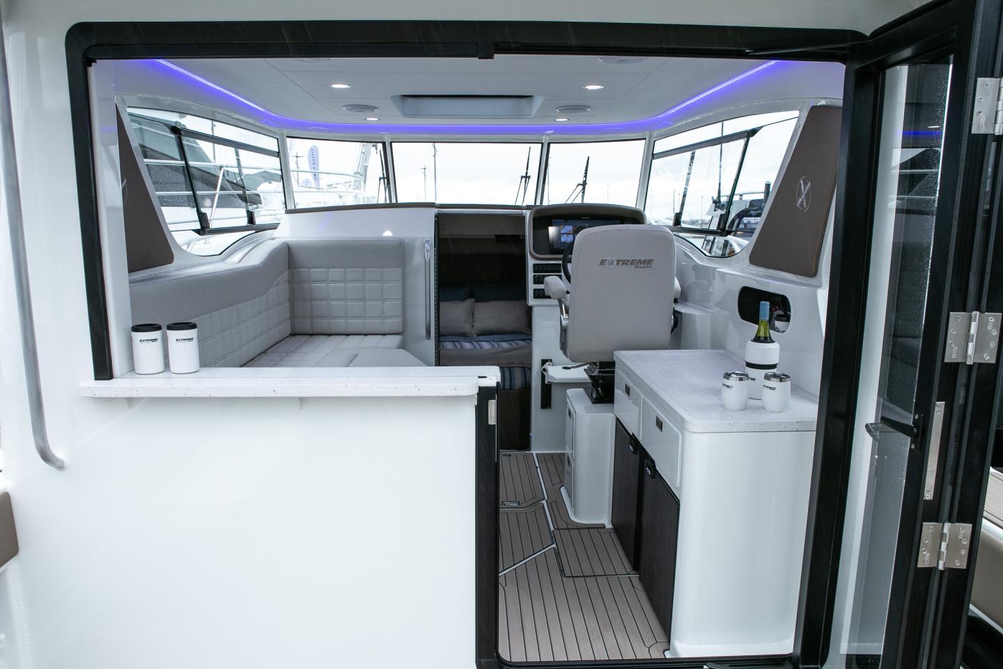 New Interior Design of the 986 Game King by Extreme Boats 