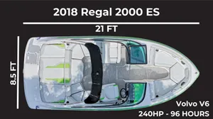2018 Regal 2000 ES Bowrider