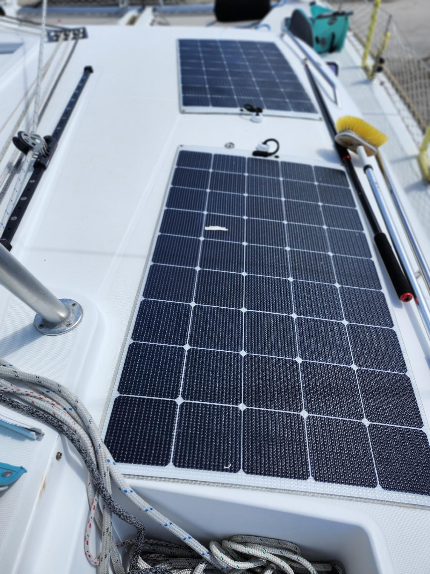 Solar array starboard cabintop