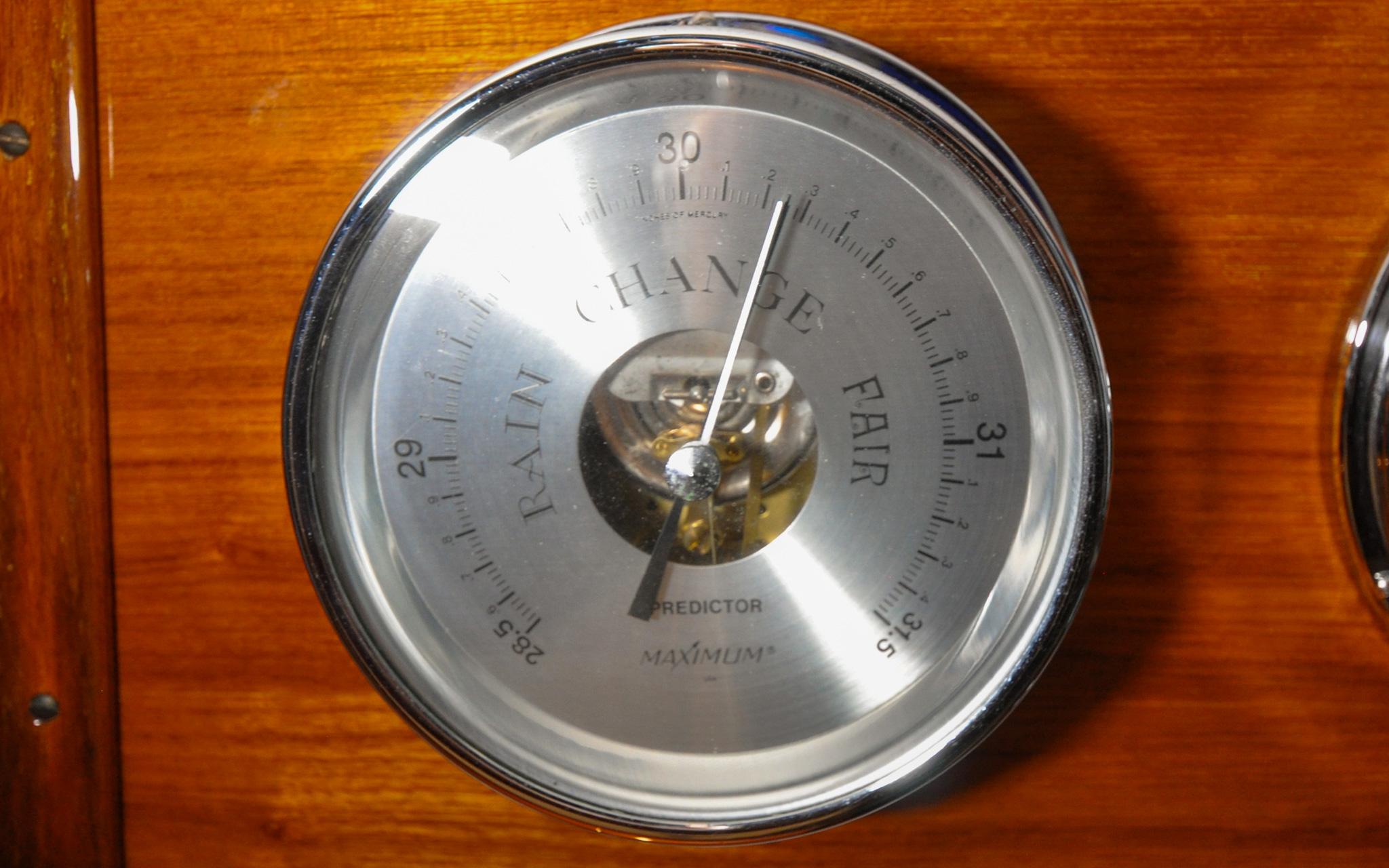 Hinckley Talaria 40 - Jubilee - Pilothouse - Ships Barometer