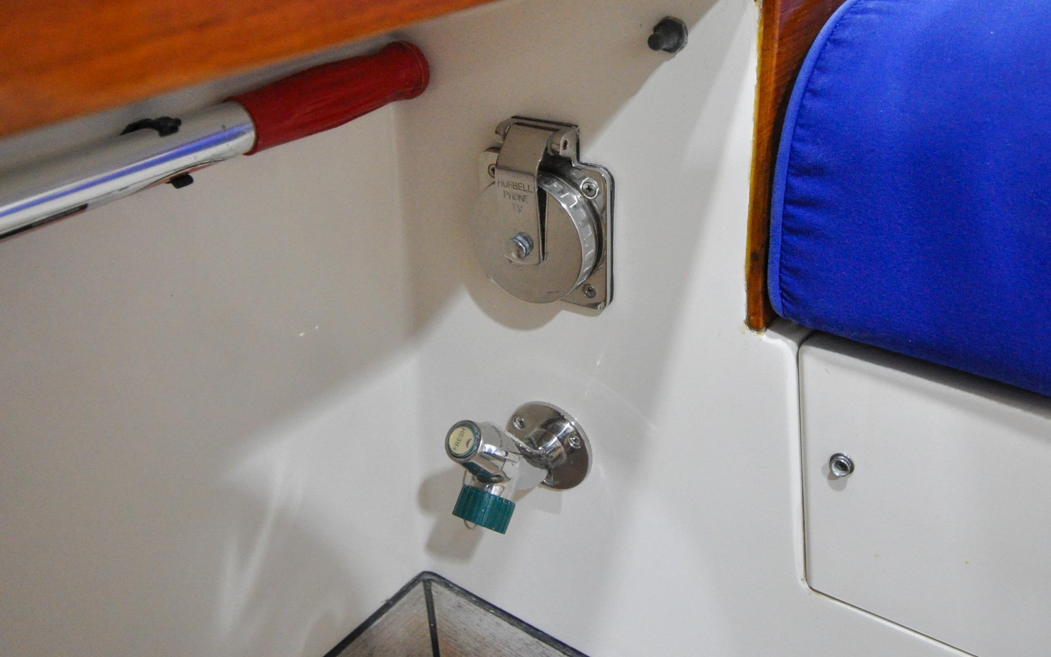 Hinckley Talaria 40 - Jubilee - Cockpit - Outlet and Washdown