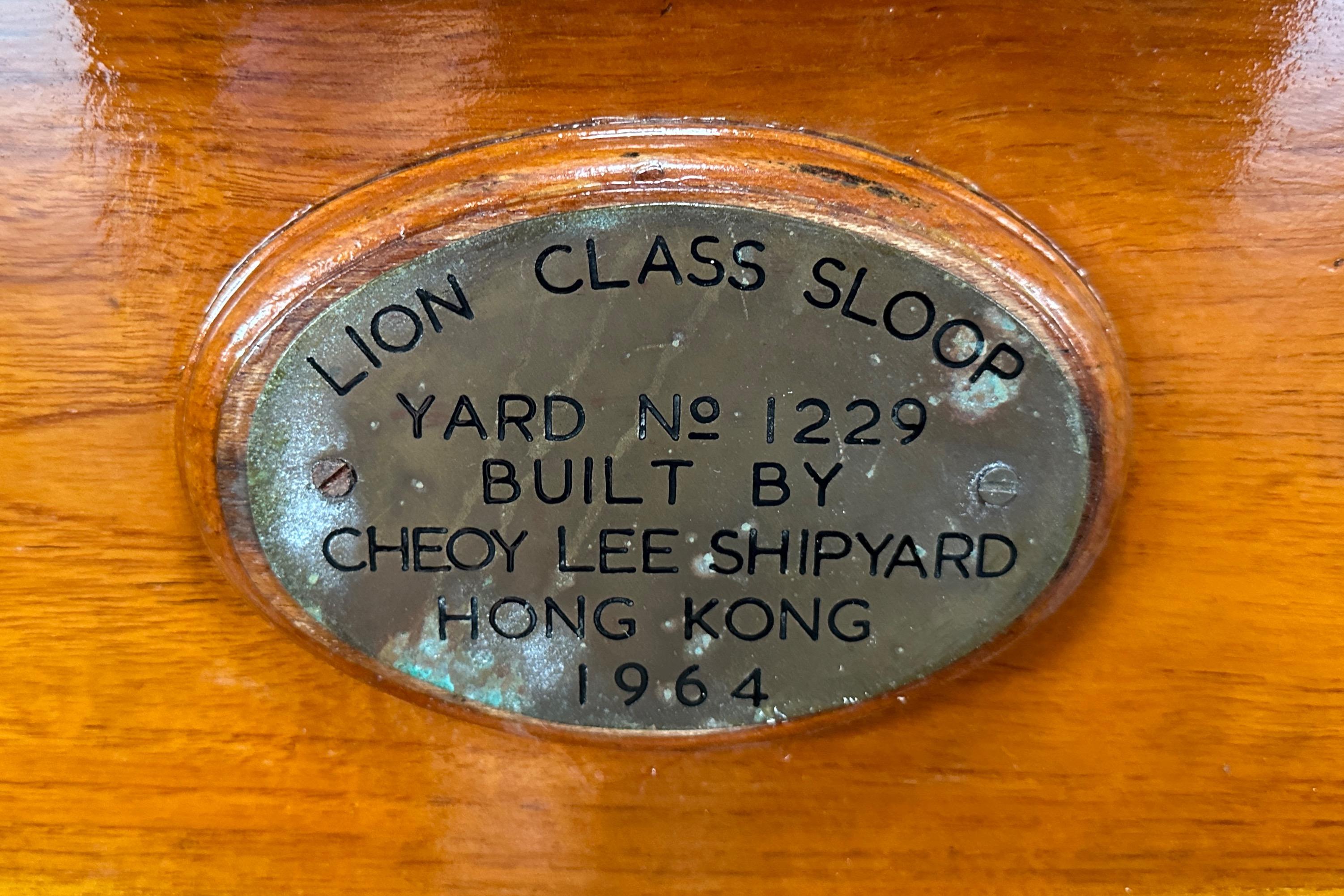 1964 Cheoy Lee Lion Class Sloop