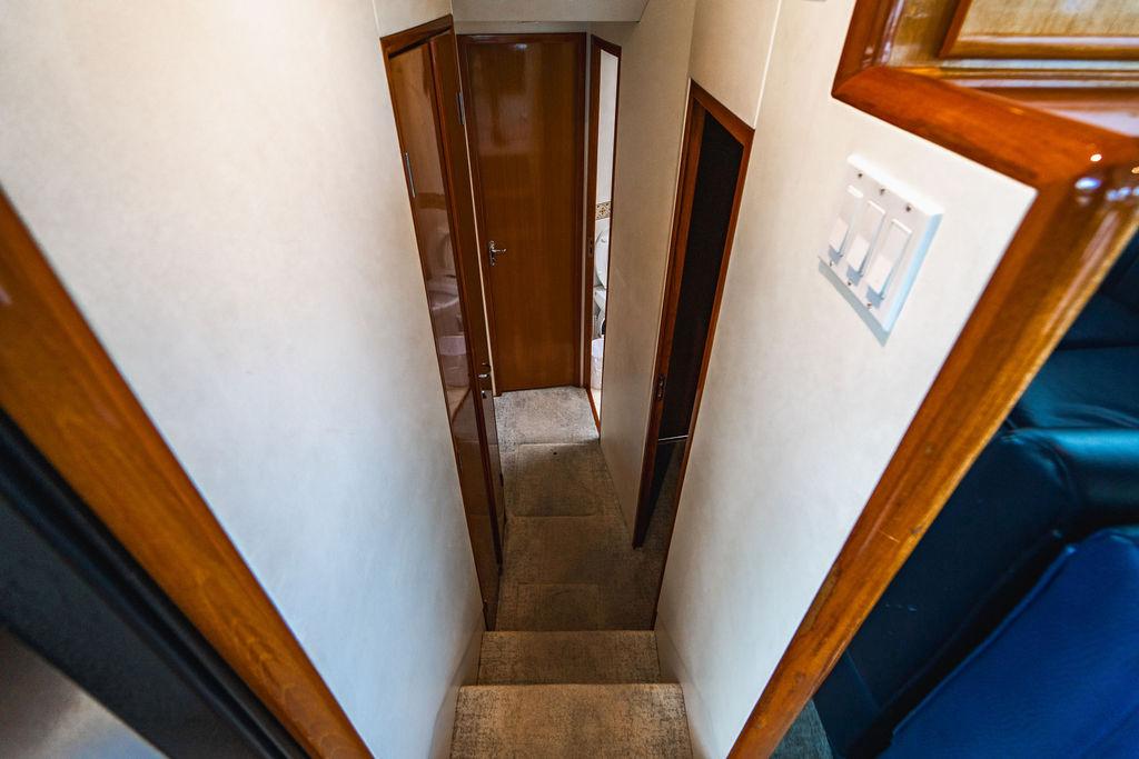 Viking 47 Grace - Stairs to staterooms