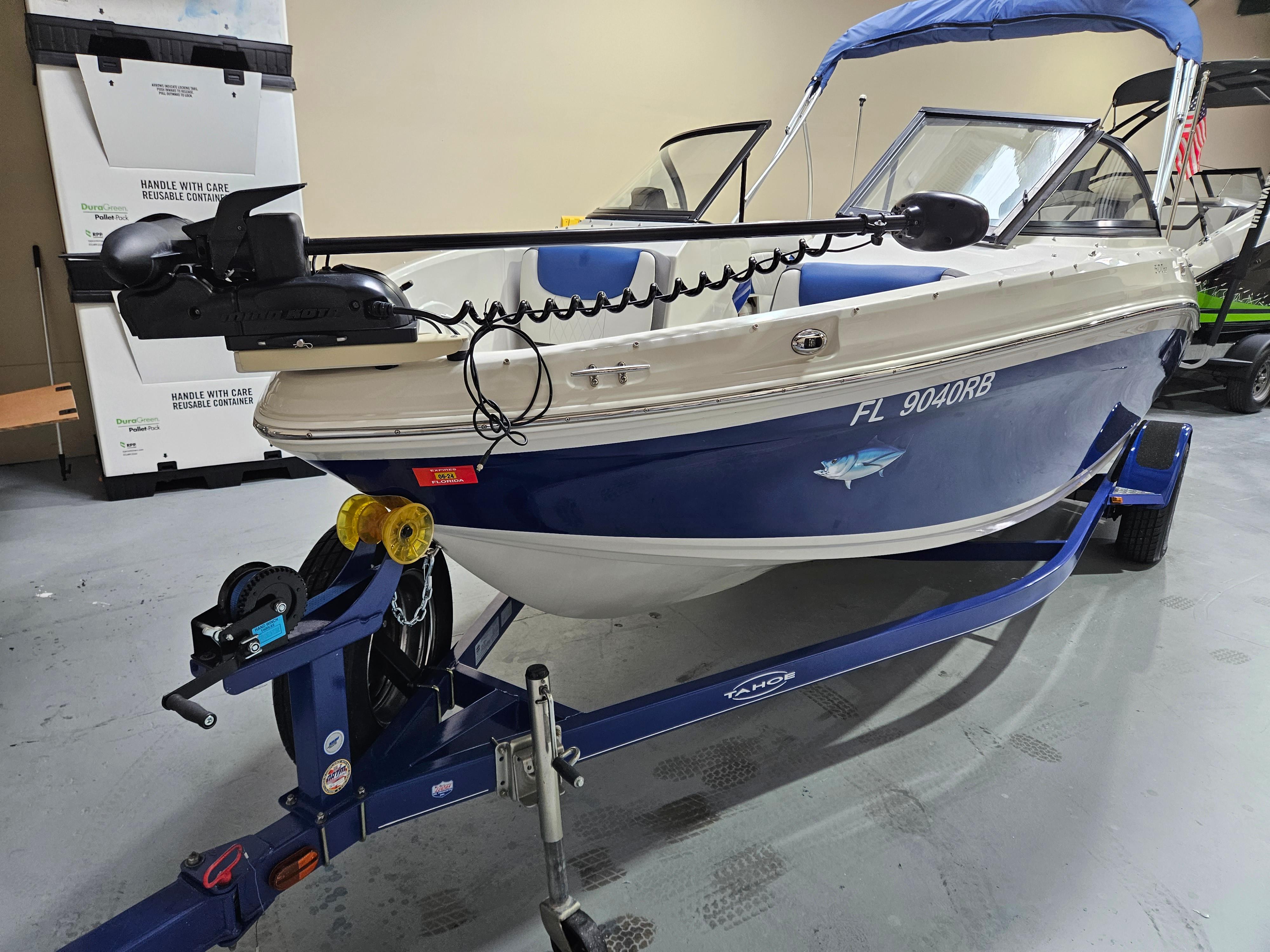 Tahoe Q4 SF Fish N Ski All Weather Trailerable Fishing Boat Cover Heavy  Duty