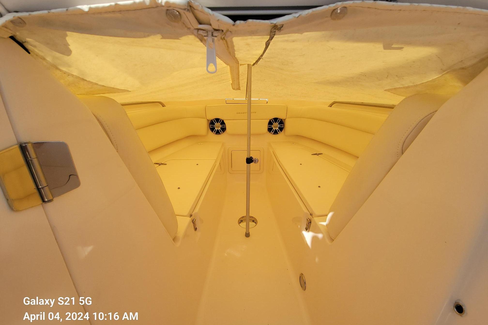 Forward Bow Seating & Storage (covered)