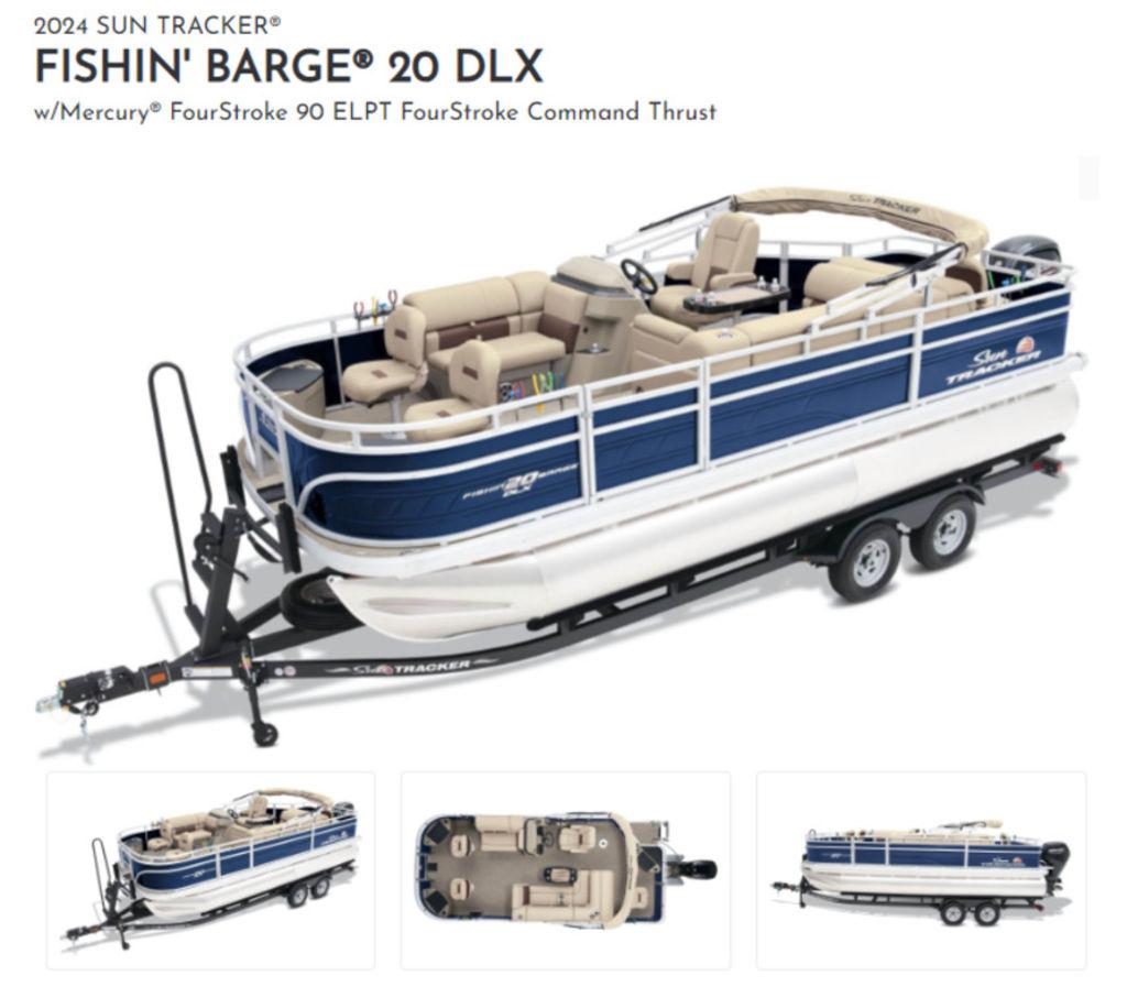 New 2024 Sun Tracker Fishin' Barge 20 DLX, 28680 Morganton - Boat