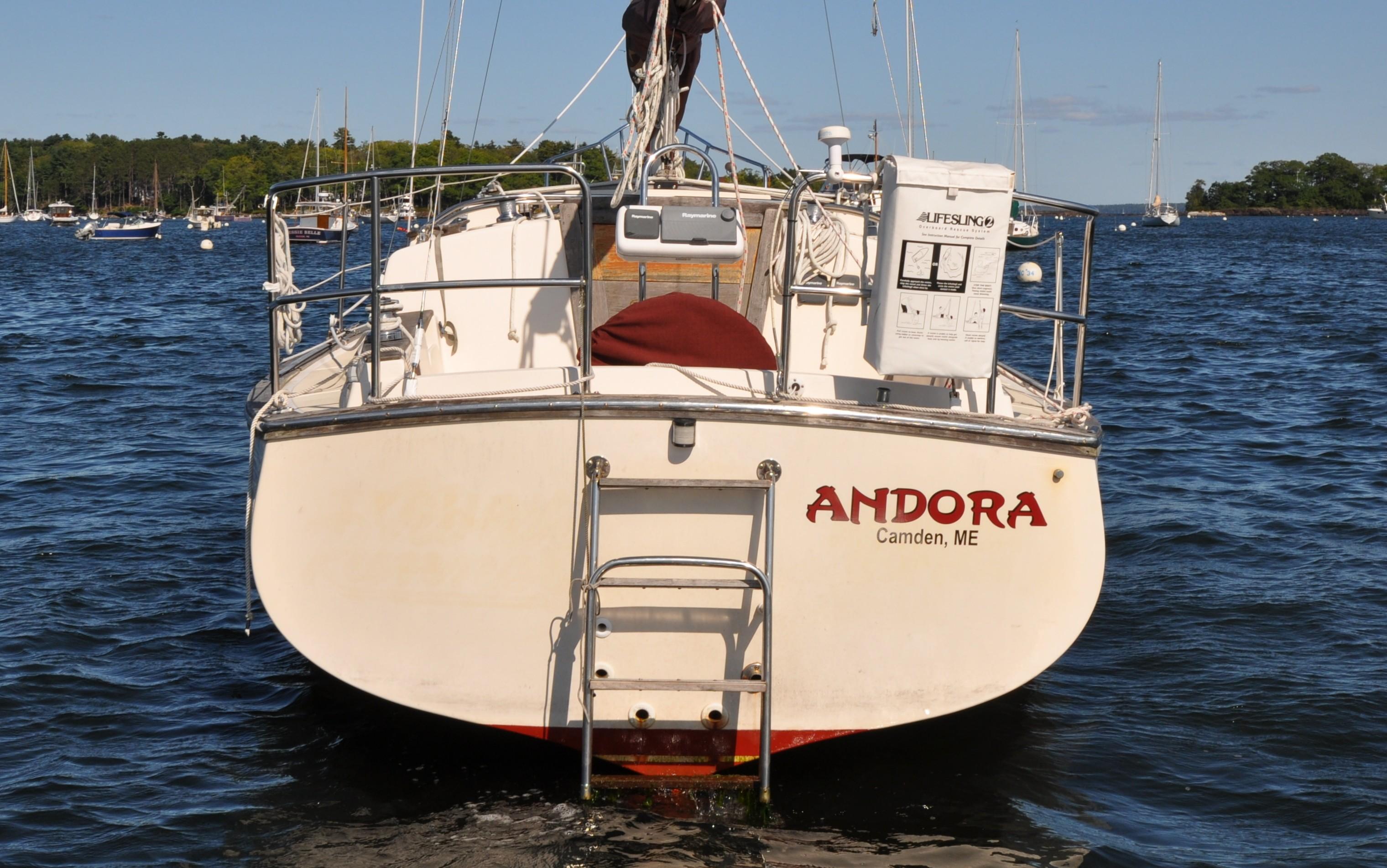 Island Packet 27 - Andora - On Mooring 