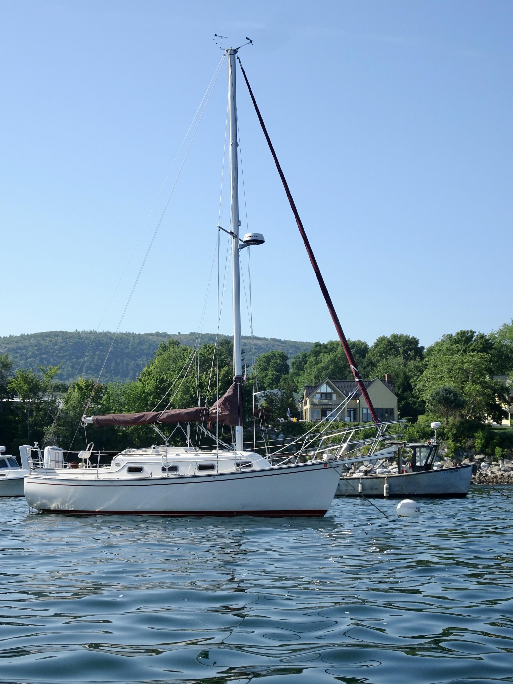 Island Packet 27 - Andora - On Mooring - Owners Photo