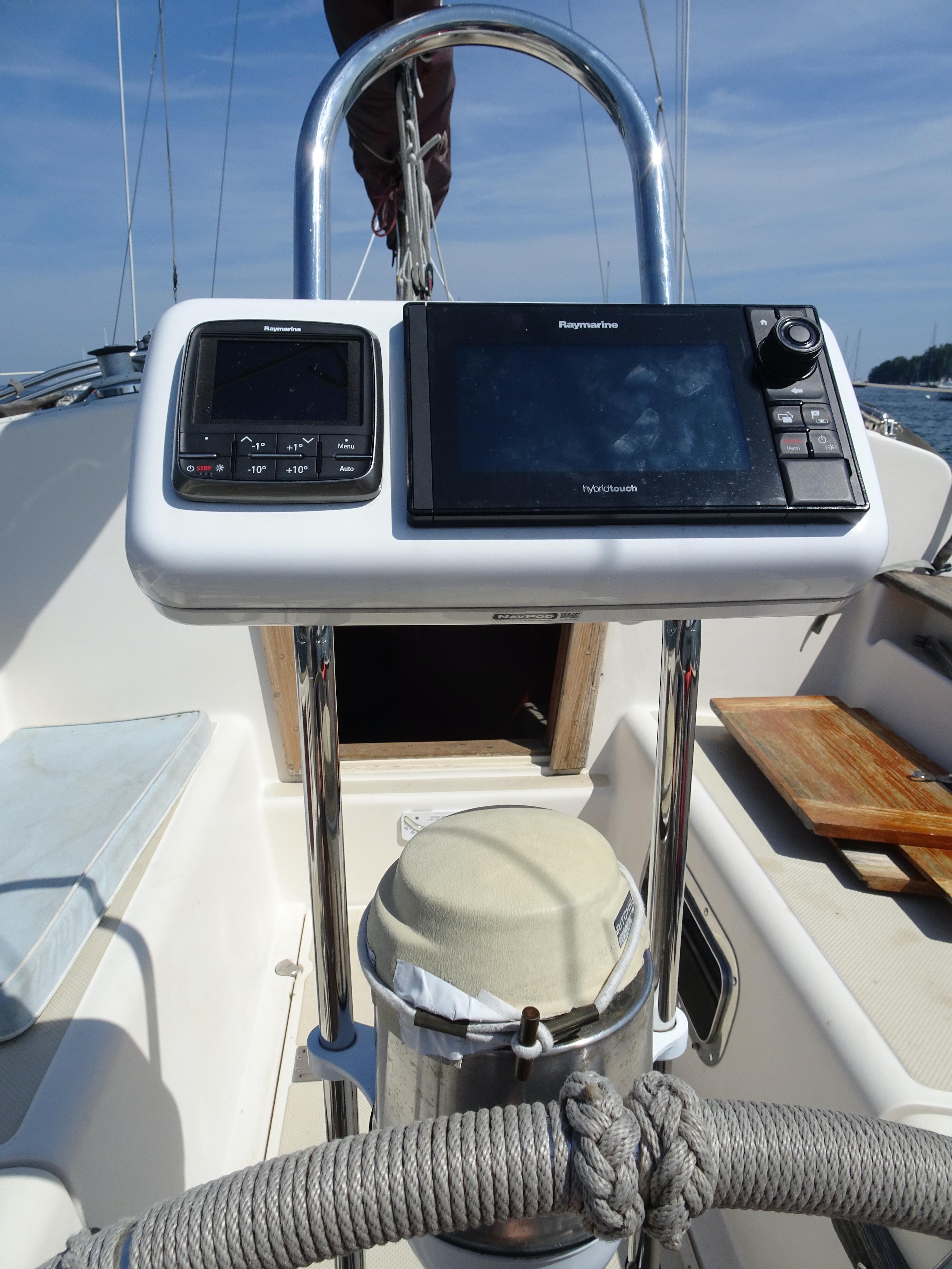 Island Packet 27 - Andora - Cockpit - Owners Photo