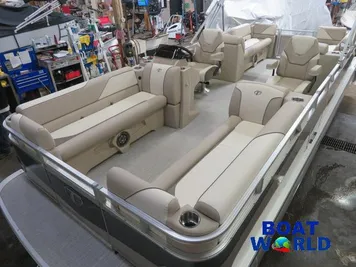 2024 Tahoe Sport 2380 Quad Lounge Pontoon & Honda 4-Stroke EF