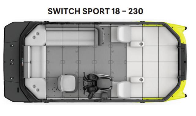 2024 Sea-Doo Switch® Sport 18 - 230 hp Galvanized