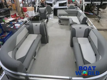 2024 Tahoe Sport 2185 Rear Fish Pontoon & Honda 4-Stroke EFI