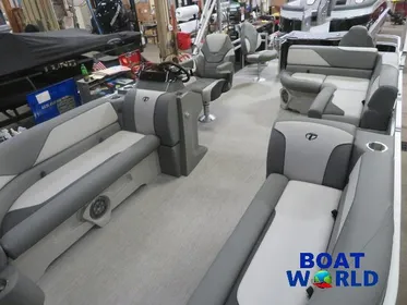 2024 Tahoe Sport 2185 Rear Fish Pontoon & Honda 4-Stroke EFI