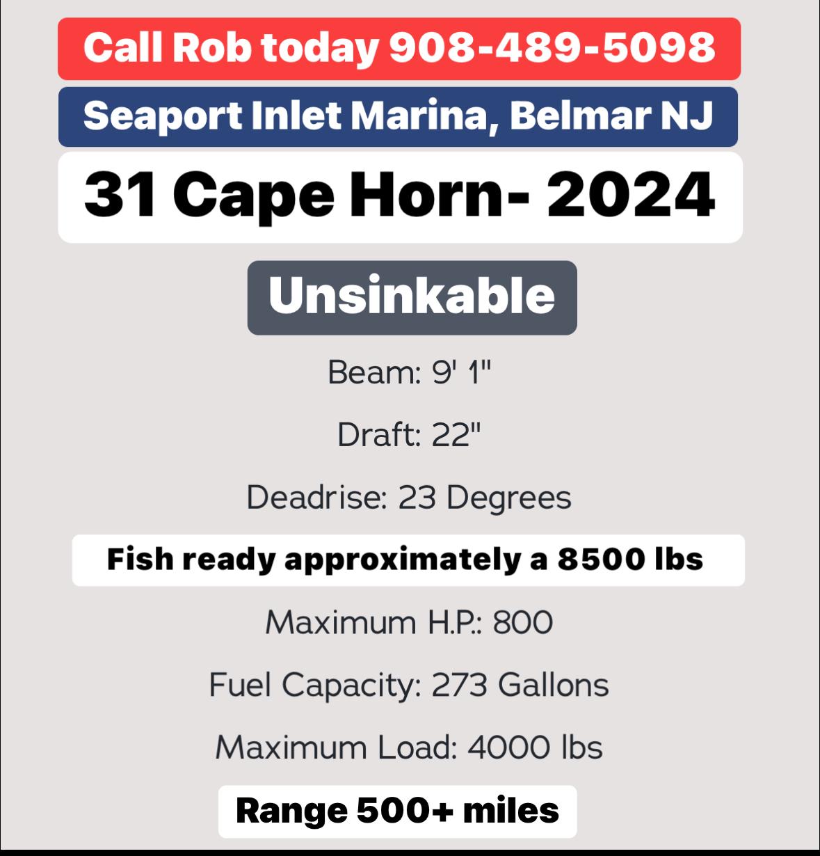 2024 Cape Horn 31T
