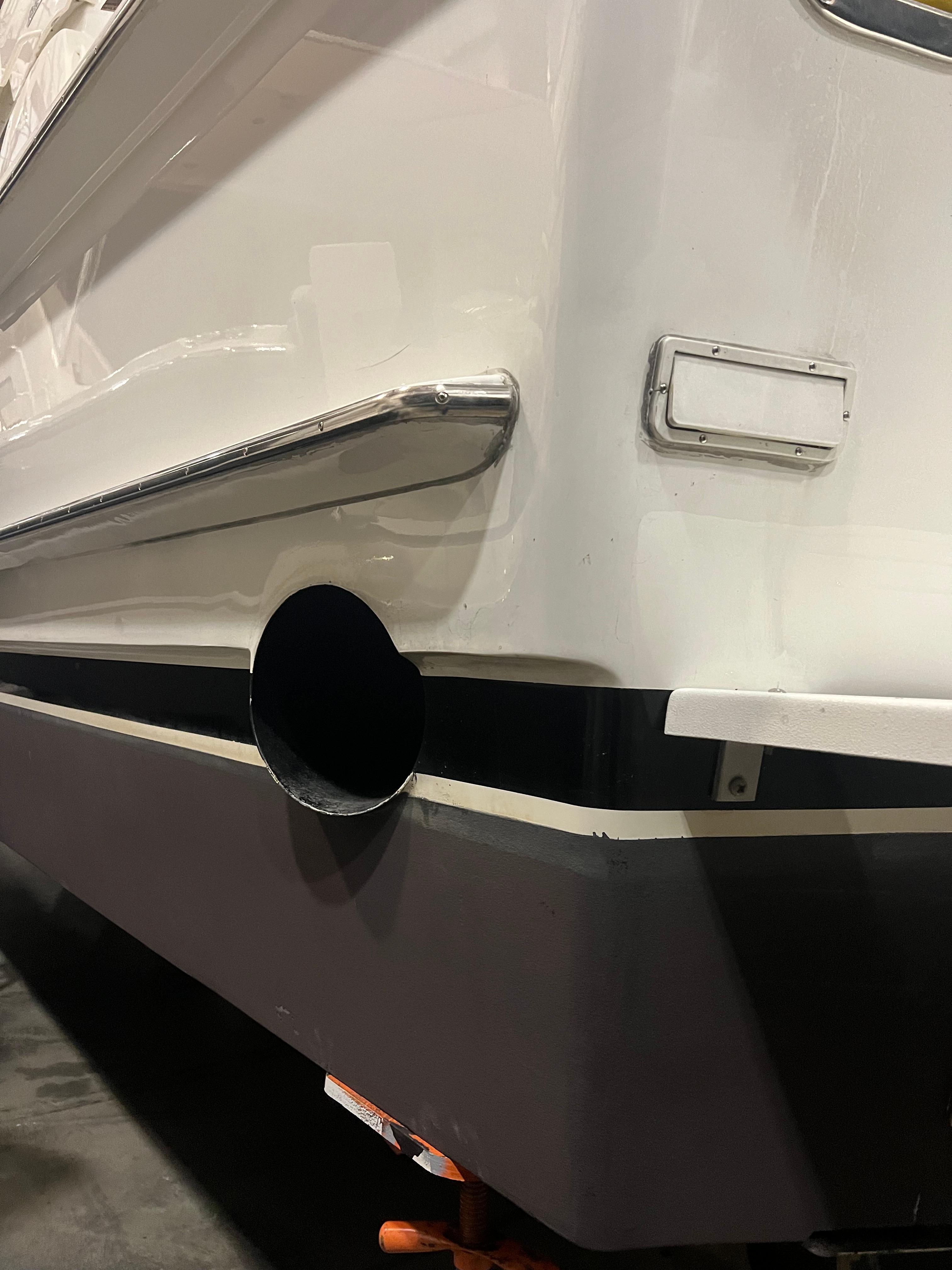 Out Of Water Port Transom