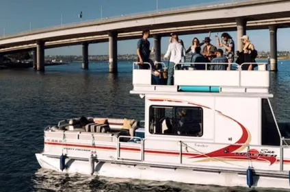 1999 Sun Tracker pontoon