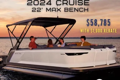2024 Manitou Cruise 22 Max Bench
