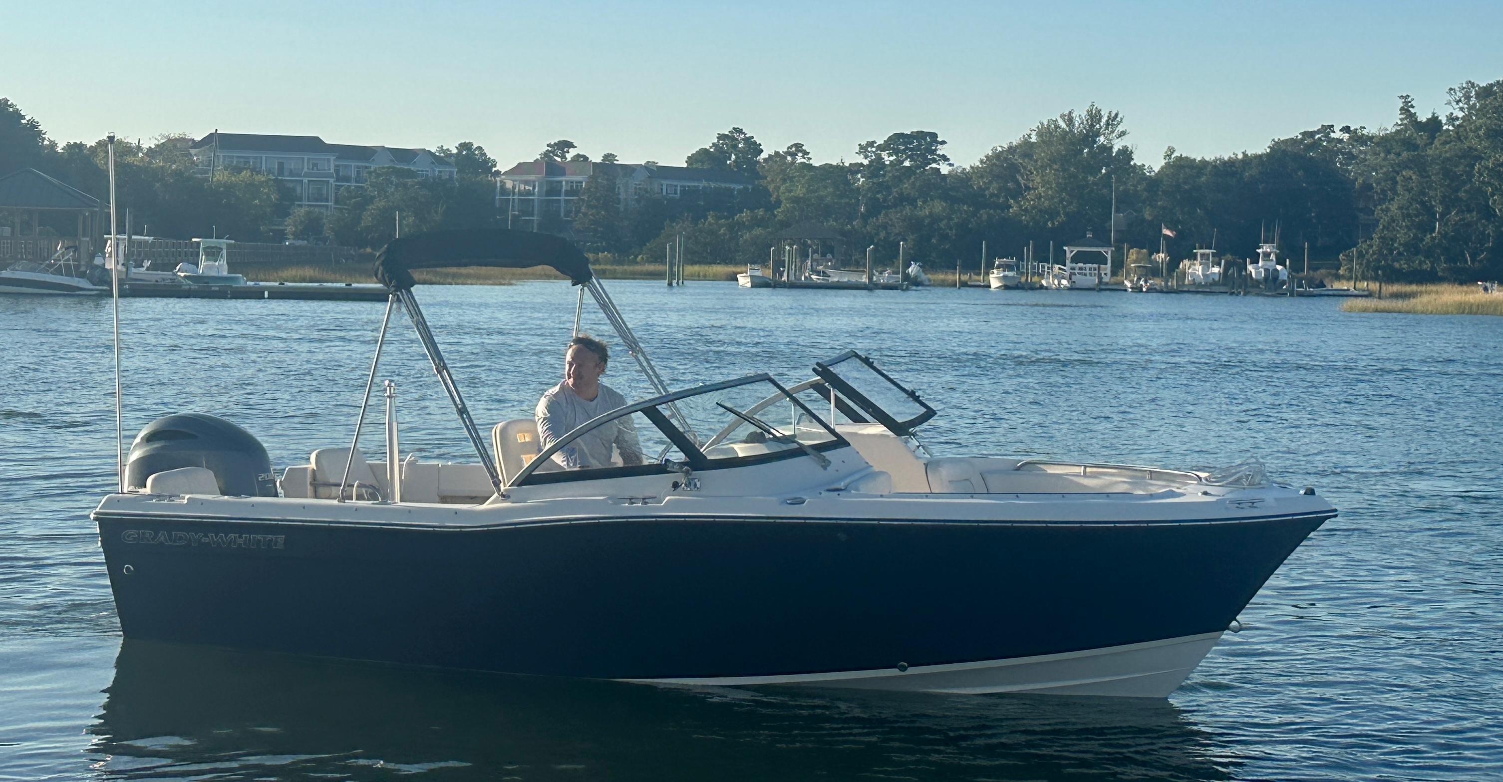 Sea Fox Boat Windshield | Light Blue Glass Aluminum 102 1/2 Inch