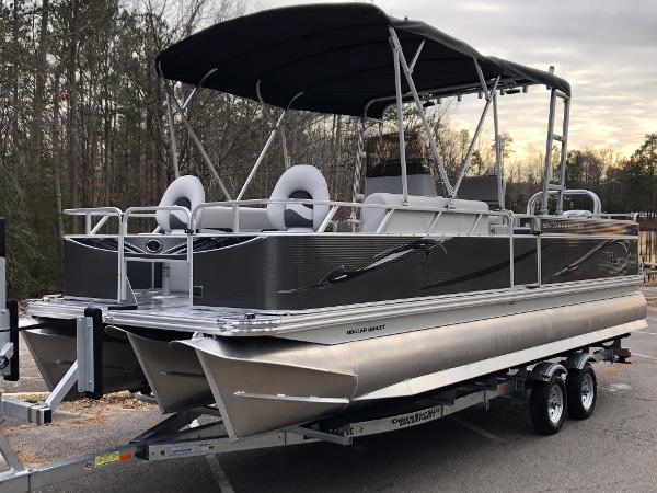 used angler qwest pontoon boats for