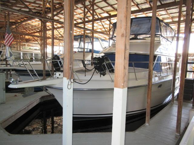 IN COVERED BERTH