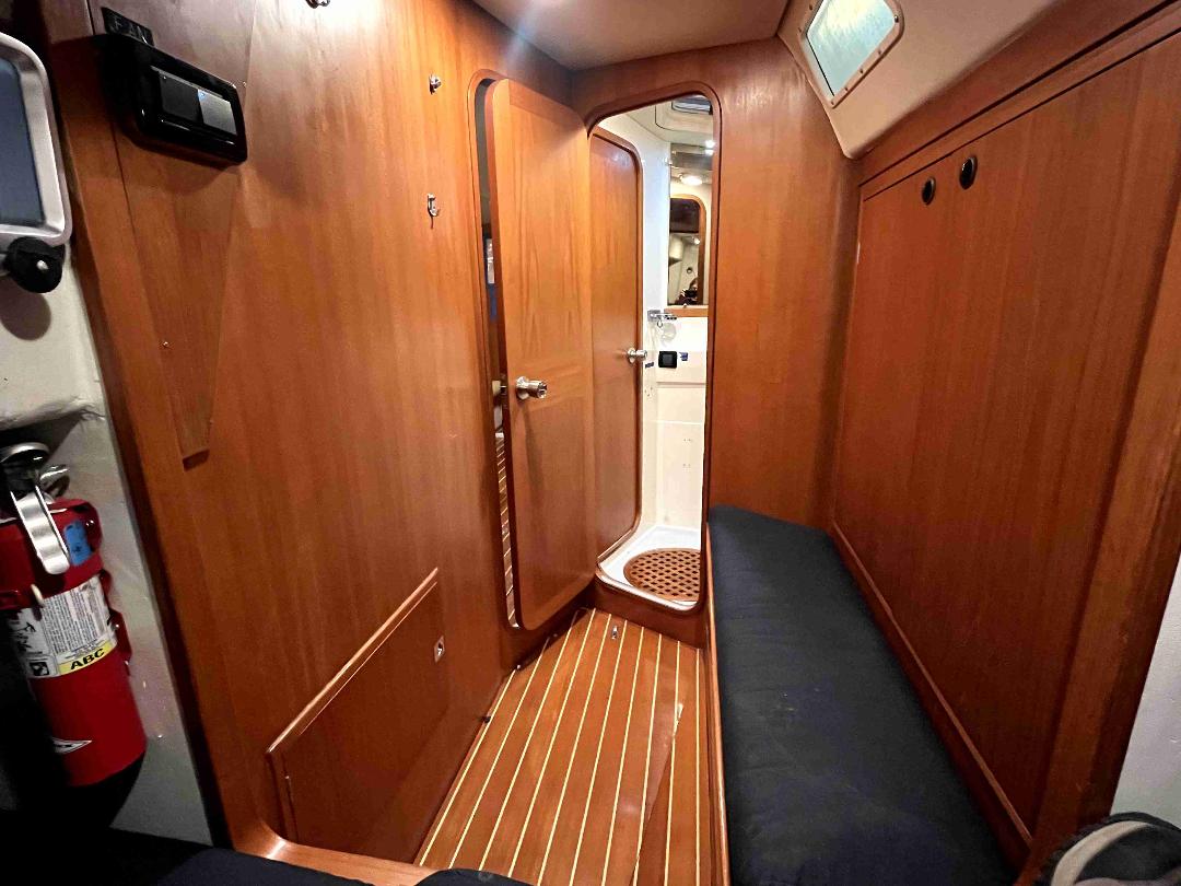 Aft Cabin Access to Head