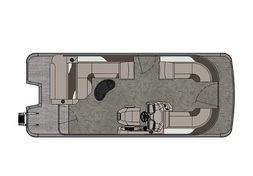 2021 Tahoe Pontoon LTZ Cruise Rear Bench 22'